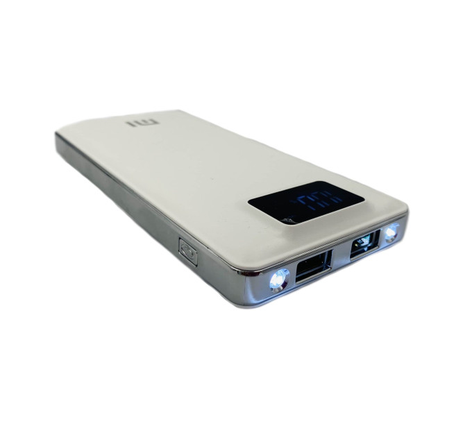 Power bank Xiaomi 18000 mAh White з РК-екраном та подвійним світлодіодом