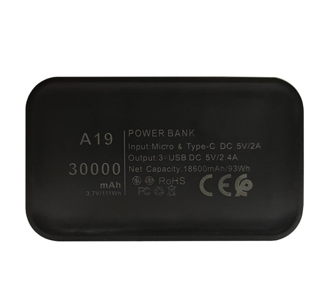 Power Bank Konfulon A19 30000 mAh с быстрой зарядкой