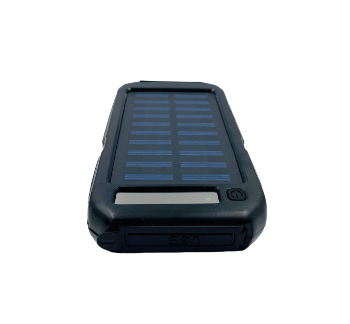 Power Bank Inter I-027 15 000 mAh – внешний аккумулятор с фонариком и солнечной панелью