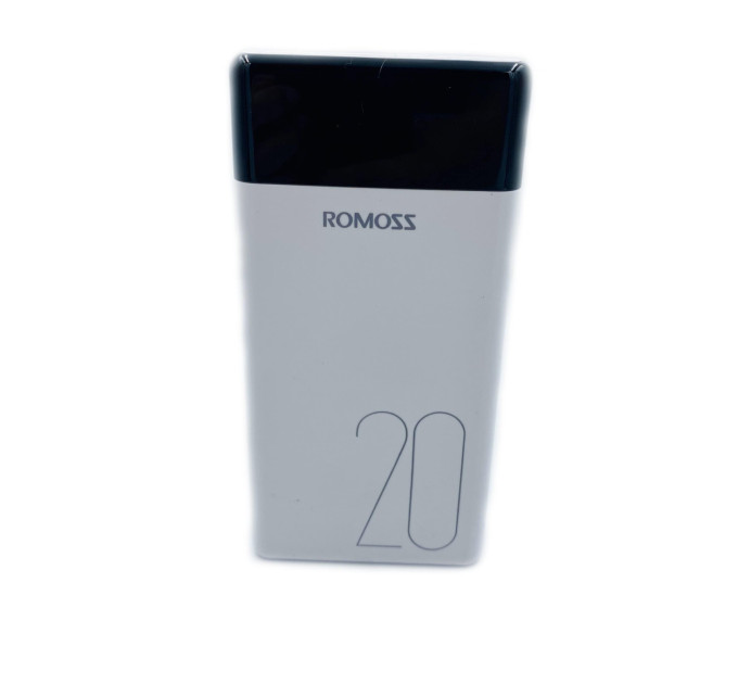 Power Bank Romoss 20 000 mAh – зовнішній акумулятор для одночасної зарядки двох пристроїв