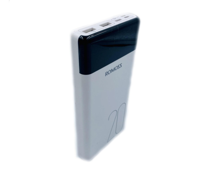 Power Bank Romoss 20 000 mAh – зовнішній акумулятор для одночасної зарядки двох пристроїв