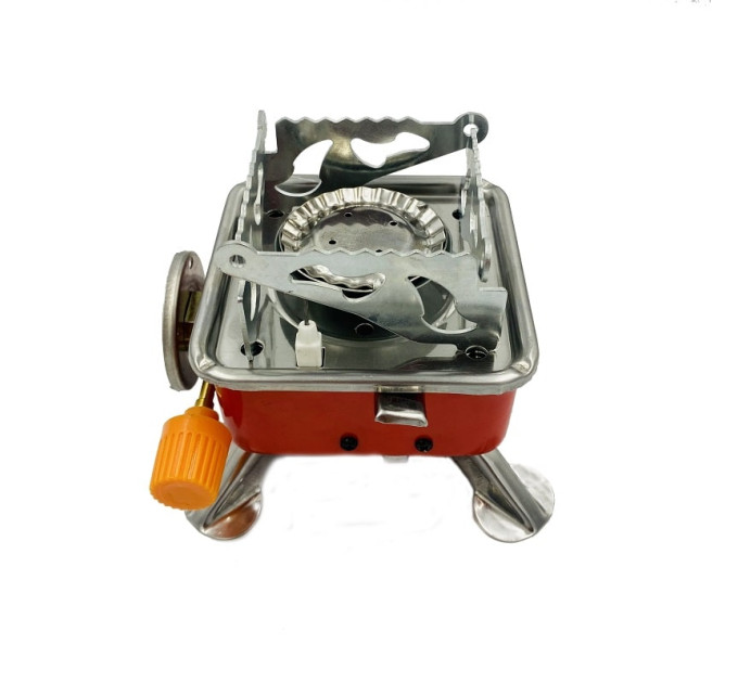 Портативная газовая плита Portable Card Type Stove K-202 с пьезоподжигом