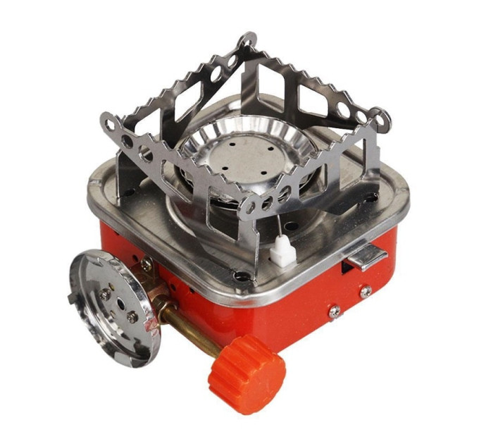 Портативная газовая плита Portable Card Type Stove K-202 с пьезоподжигом