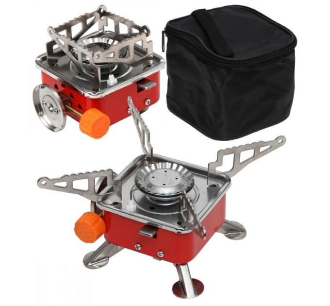 Портативная газовая плита Portable Card Type Stove K-202 с пьезоподжигом