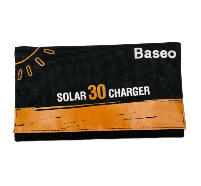 Портативная солнечная панель Baseo 30W – складная 3-секционная