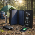 Портативная солнечная панель Baseo 30W – складная 3-секционная