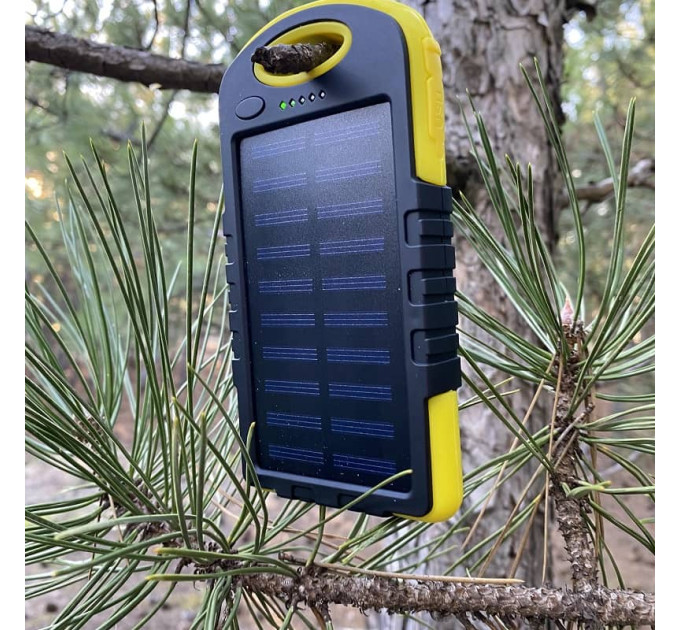 Power Bank Baseo 50 000 mAh — внешний аккумулятор с солнечной зарядкой и фонариком