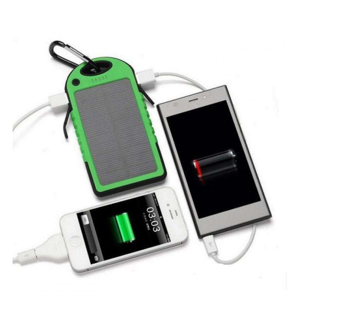 Power Bank Baseo 50 000 mAh — внешний аккумулятор с солнечной зарядкой и фонариком