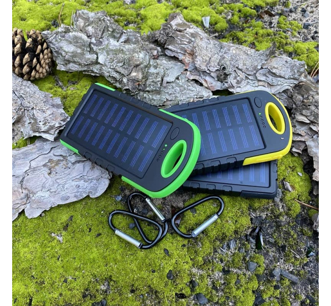 Power Bank Baseo 50 000 mAh — внешний аккумулятор с солнечной зарядкой и фонариком