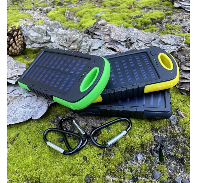 Power Bank Baseo 50 000 mAh — внешний аккумулятор с солнечной зарядкой и фонариком
