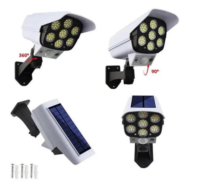 Уличный фонарь-камера Solar Light BL JLP 2178 с пультом