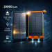 Раскладной Power Bank Baseo 25000mAh с солнечными панелями