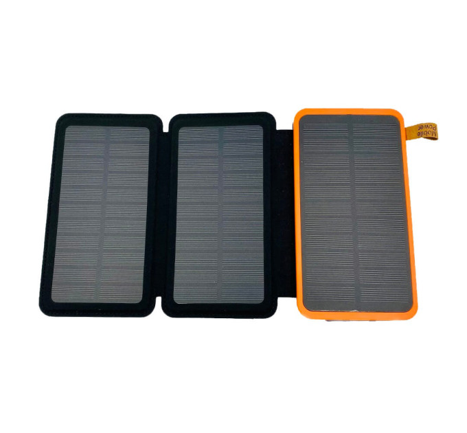 Розкладний Power Bank Baseo 35000mAh з трьома сонячними панелями