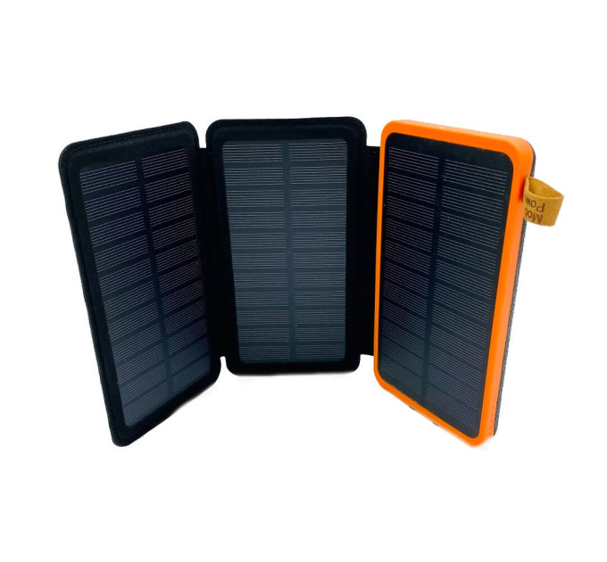Розкладний Power Bank Baseo 35000mAh з трьома сонячними панелями