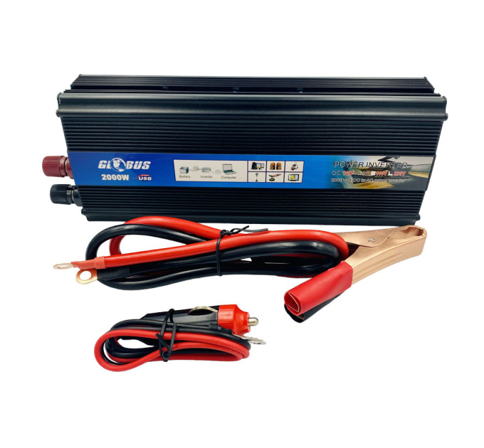 Преобразователь напряжения Globus 12V–220V 2000W 