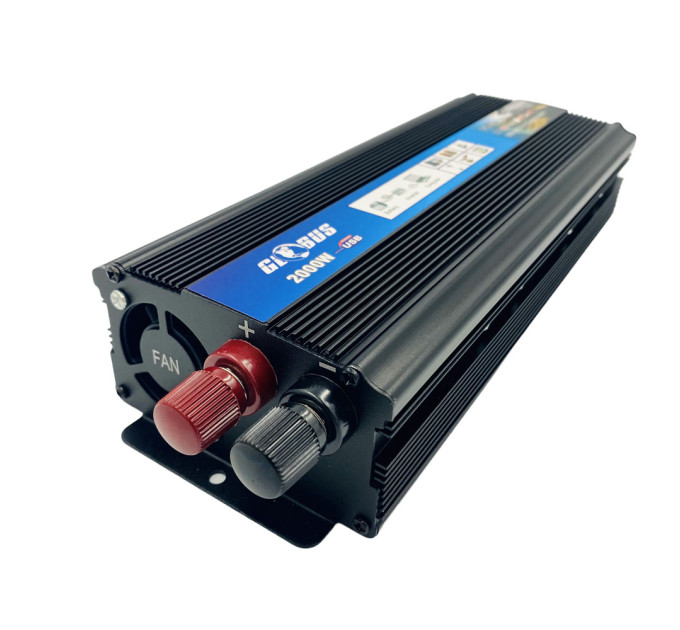 Преобразователь напряжения Globus 12V–220V 2000W 