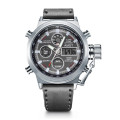 Защищённые часы Amst 3003 Silver-Black – кварцевые мужские