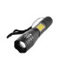 Фонарь BL 29 T6 – LED T6 с боковой подсветкой COB, фокусировка, USB
