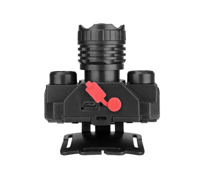 Налобный фонарик BL 1805 COB – 3 LED, фокусировка ZOOM