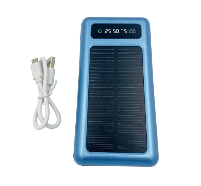 Power Bank UKC 10000mAh SOLAR с солнечной панелью