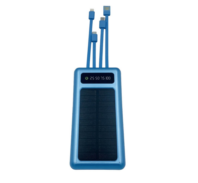 Power Bank UKC 10000mAh SOLAR с солнечной панелью