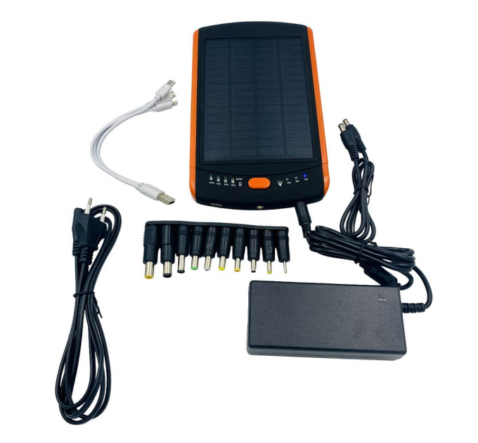 Power Bank Globus YMC-S38500 85W с солнечной панелью для ноутбуков
