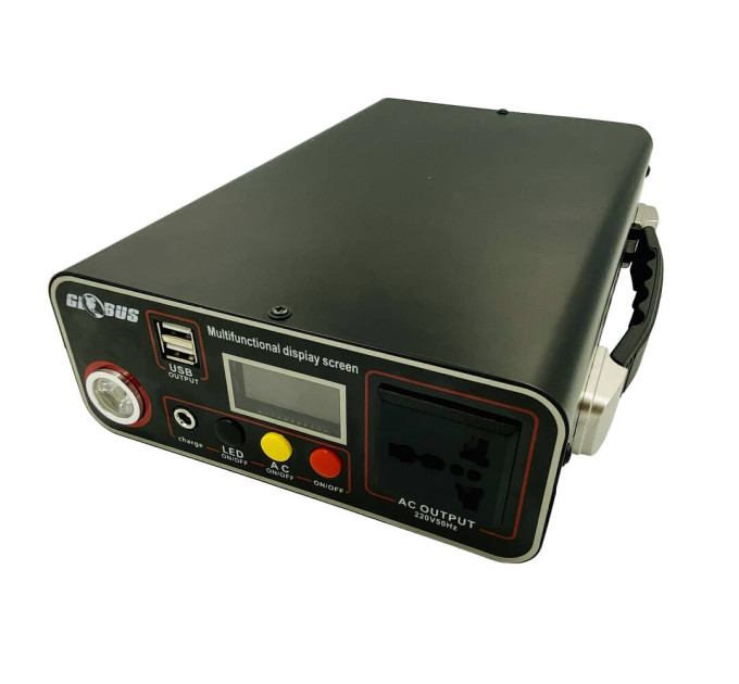 Зарядна станція Globus 220V/300W 75000mAh із чистою синусоїдою
