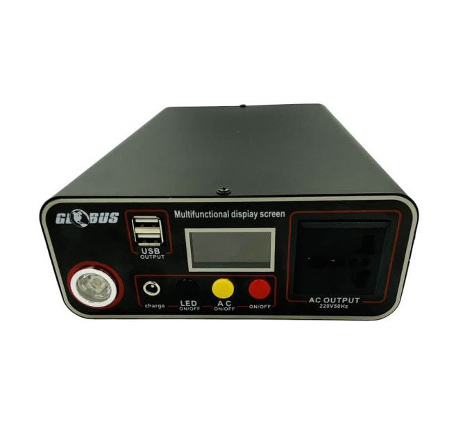 Зарядна станція Globus 220V/300W 75000mAh із чистою синусоїдою