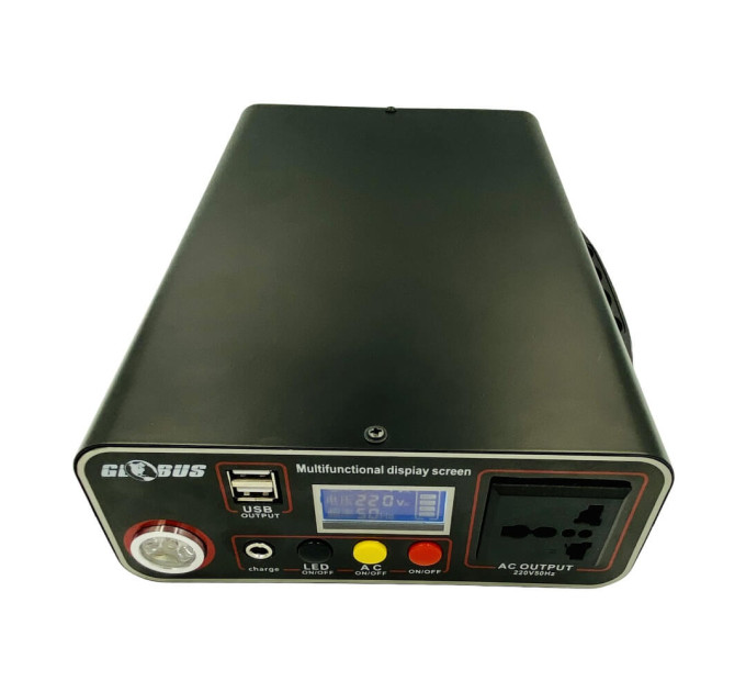 Зарядна станція Globus 220V/300W 75000mAh із чистою синусоїдою