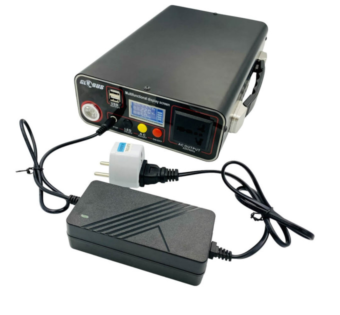 Зарядна станція Globus 220V/300W 75000mAh із чистою синусоїдою