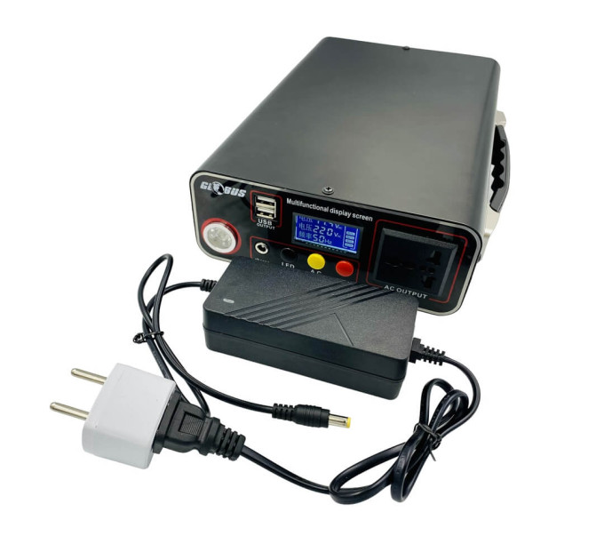Зарядна станція Globus 220V/300W 75000mAh із чистою синусоїдою