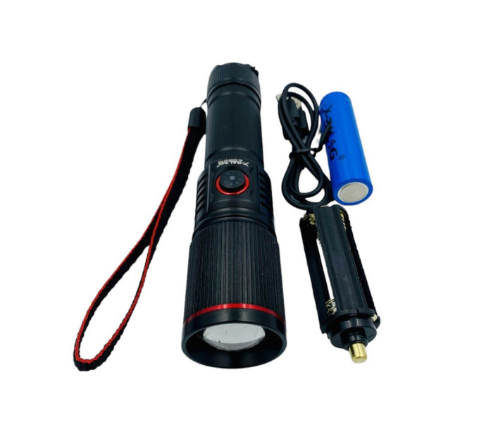 Ручной фонарь X-BALOG Bl-S009-gt100 – до 3000 м и 5 режимами