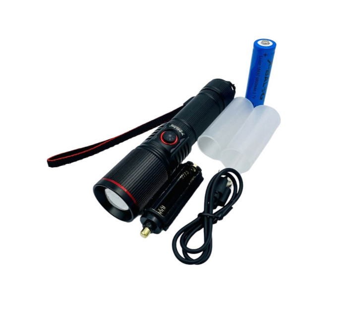 Ручной фонарь X-BALOG Bl-S009-gt100 – до 3000 м и 5 режимами