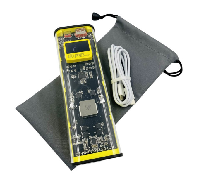 Power bank Globus NB28 28000mAh 100W – для ноутбука с PD 3.0