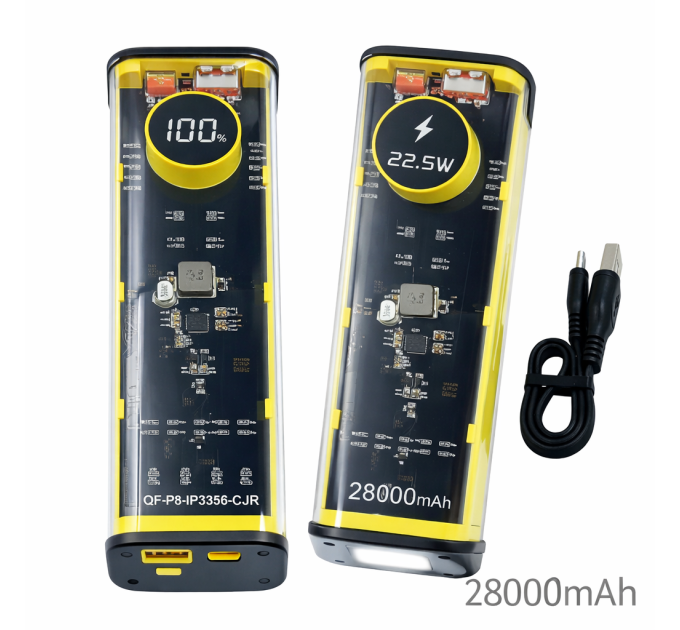 Power bank Globus G28 28 000 mAh 22.5W – с быстрой зарядкой