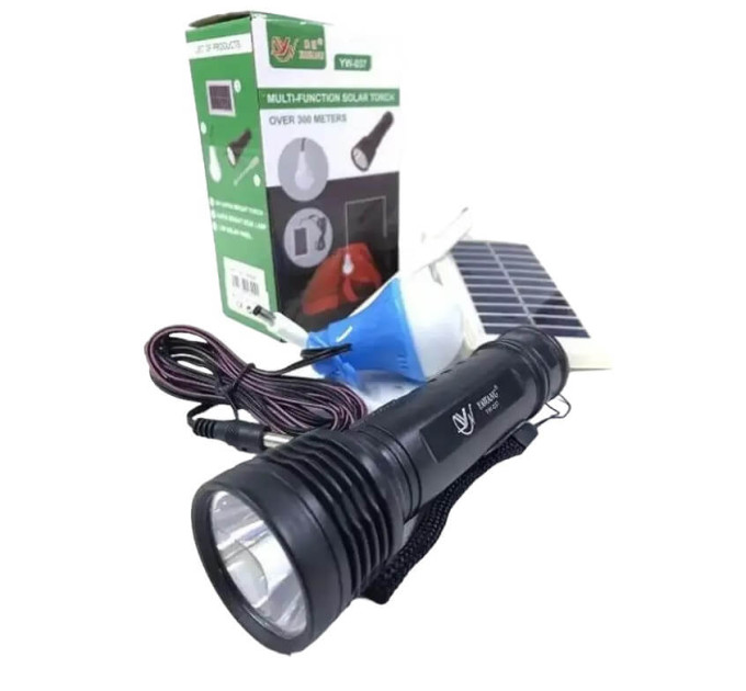 Ліхтар ручний BL YW-037 з лампою та сонячною панеллю