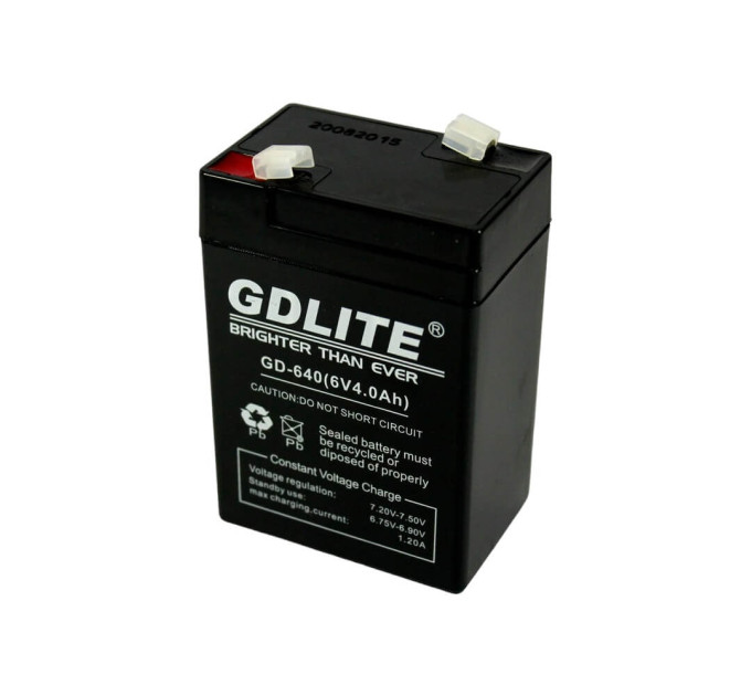 Аккумулятор BATTERY GD-640 6V 4Ah – свинцово-кислотная батарея для ИБП