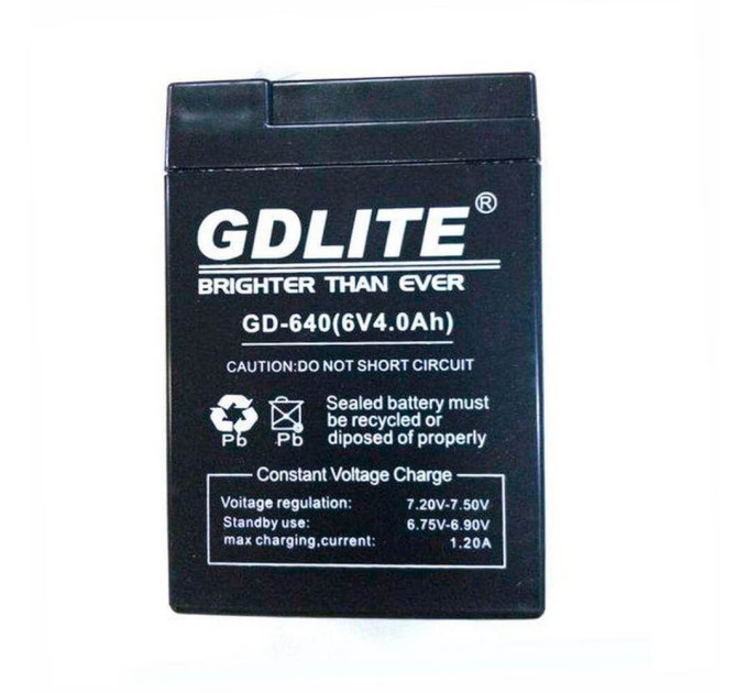 Аккумулятор BATTERY GD-640 6V 4Ah – свинцово-кислотная батарея для ИБП