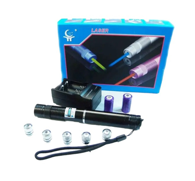 Лазерная указка Laser Blue YXB 008 10000 мВт – мощный синий лазер