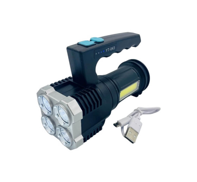 Ручной фонарь YT-81043 5 LED до 12 ч работы