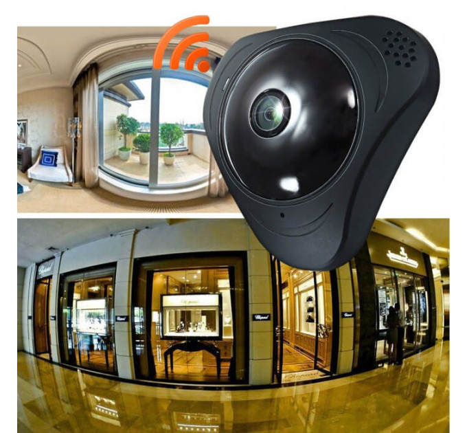 3D панорамная IP-камера CAD-3630 – 360° обзор, 3 Мп, Wi-Fi