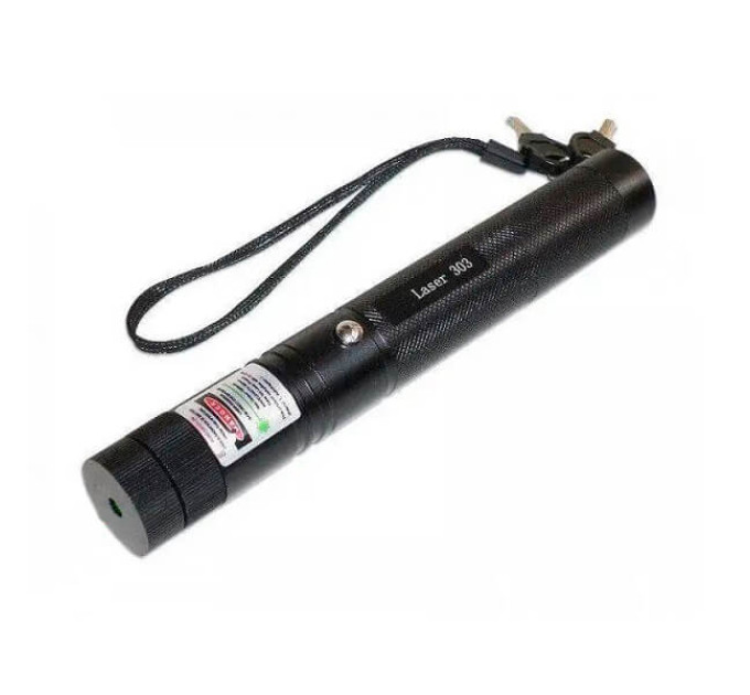 Лазерная указка Laser 303 Green – 1000 мВт, зелёный луч