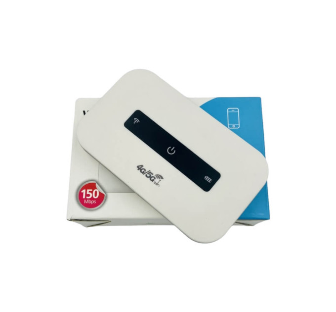 Аккумуляторный WiFi-роутер D6 4G/5G под SIM – 150 Мбит/с