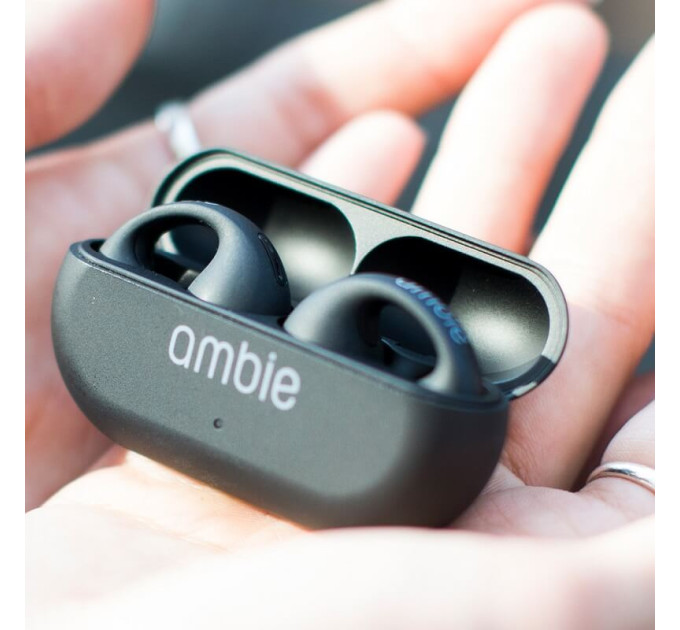 Японские беспроводные наушники Ambie AM-TW 01 с защитой IPX5