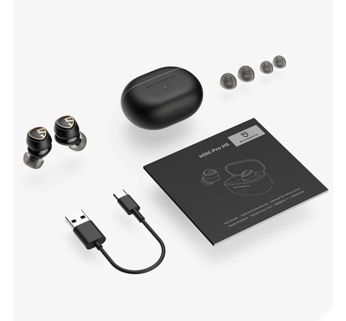 Наушники Mini Pro HS Ultra Light Hybrid ANC с LDAC — вакуумные сенсорные TWS