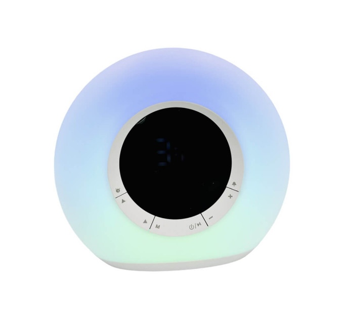 Портативная Bluetooth-колонка Mini Hi-Fi P-11 с часами, будильником и RGB-подсветкой