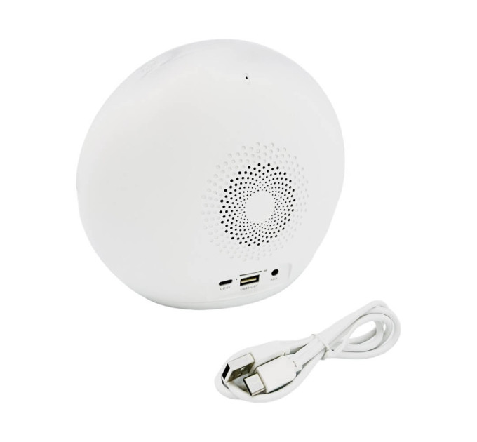 Портативная Bluetooth-колонка Mini Hi-Fi P-11 с часами, будильником и RGB-подсветкой