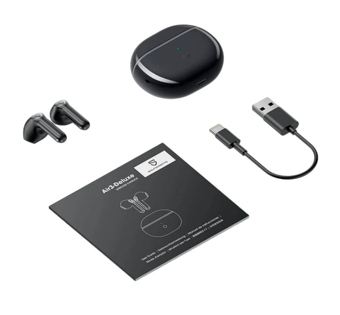 Сенсорные наушники Soundpeats Air3 Deluxe с быстрой зарядкой и водозащитой