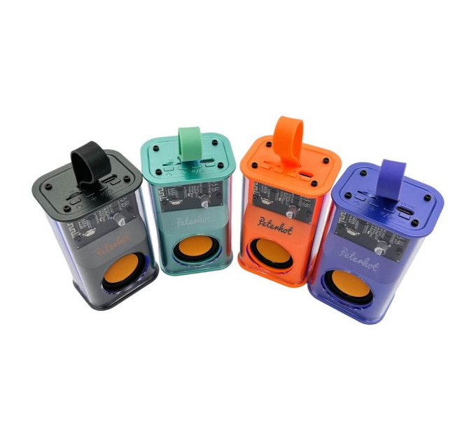 Беспроводная колонка Peterhot A36 — портативная акустика с RGB-подсветкой