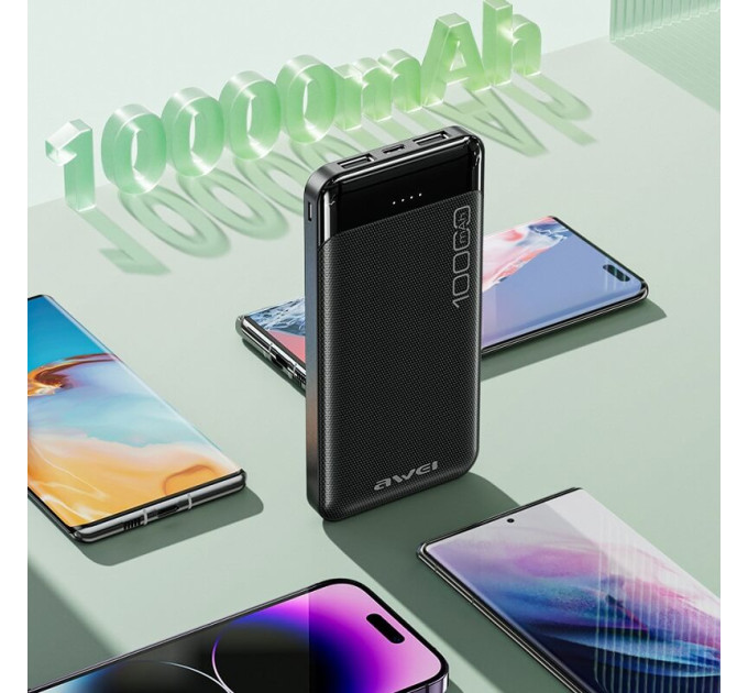 Портативный аккумулятор — внешний Power Bank с двумя USB-портами